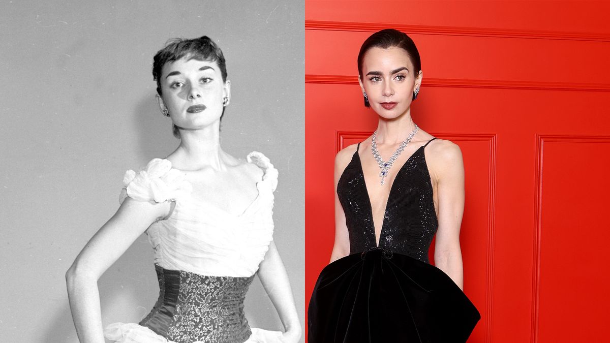 Lily Collins Audrey Hepburnnel