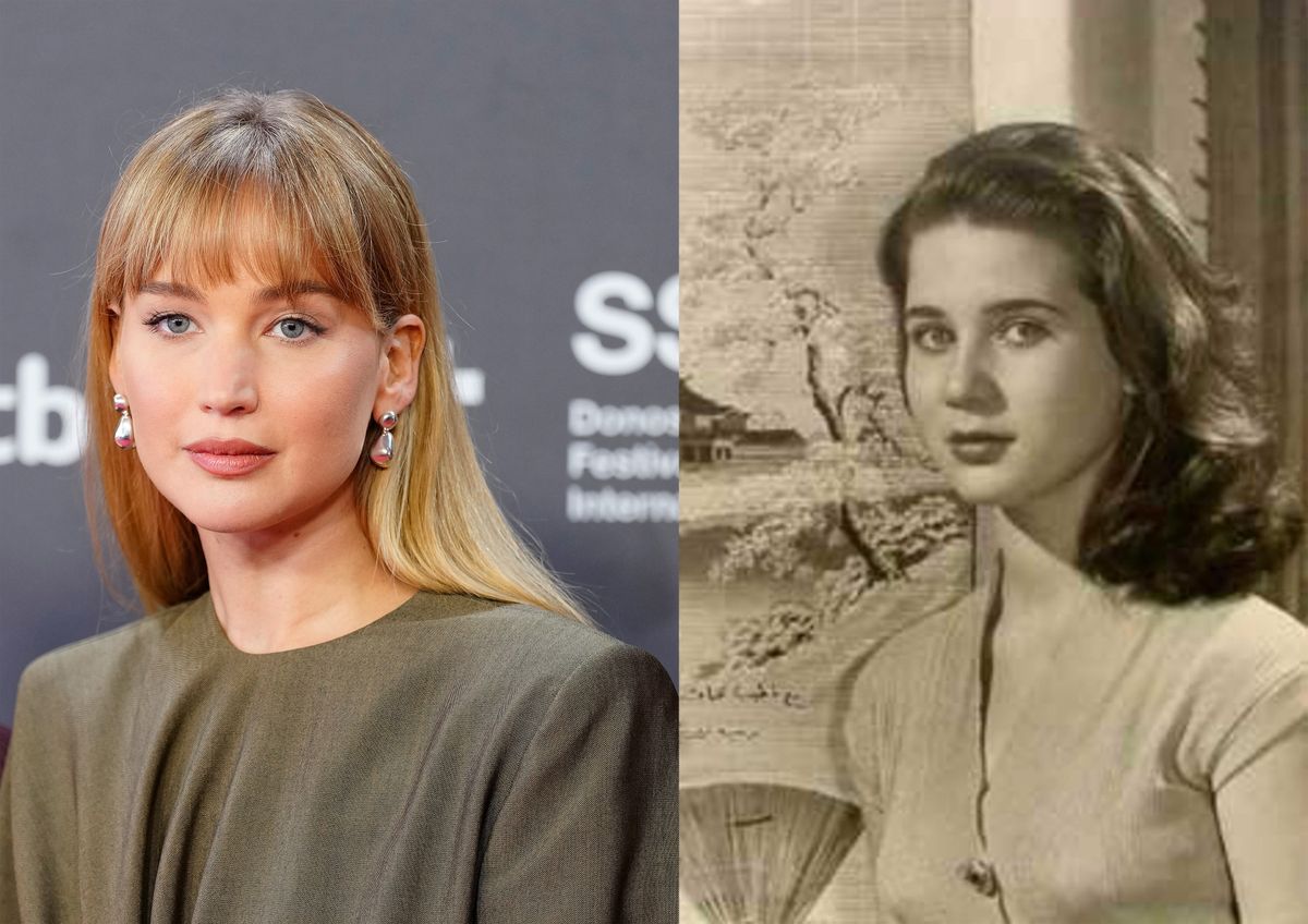 Jennifer Lawrence és hasonmása a hírességek cikkhez.