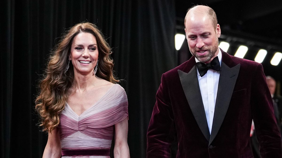 Vilmos walesi herceg és Katalin walesi hercegné a BAFTA 2026-os gáláján.