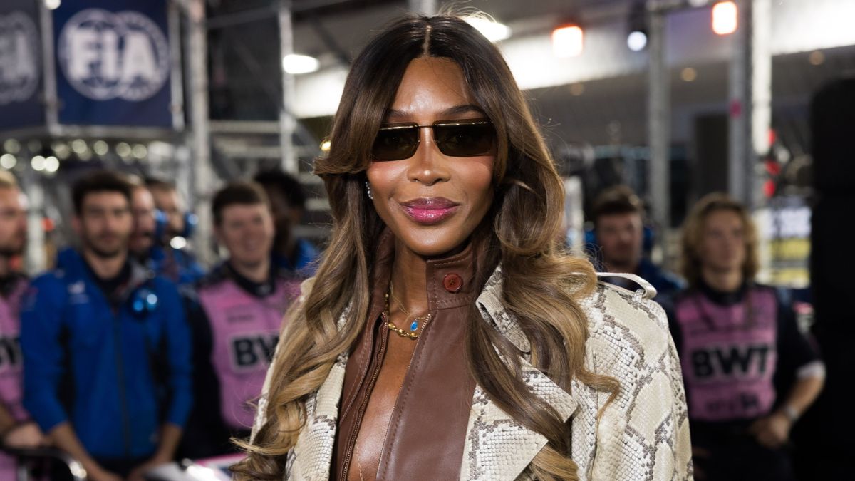 LAS VEGAS, NEVADA - NOVEMBER 22: Naomi Campbell during the F1 Grand Prix of Las Vegas at Las Vegas Strip Circuit on November 22, 2025 in Las Vegas, Nevada. (Photo by Arnold Jerocki/Getty Images)
