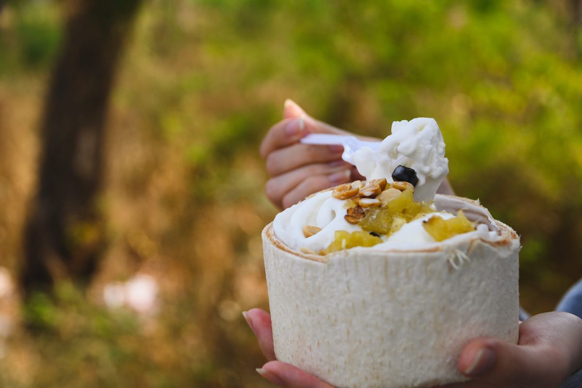 Krémes kókuszpuding fotója