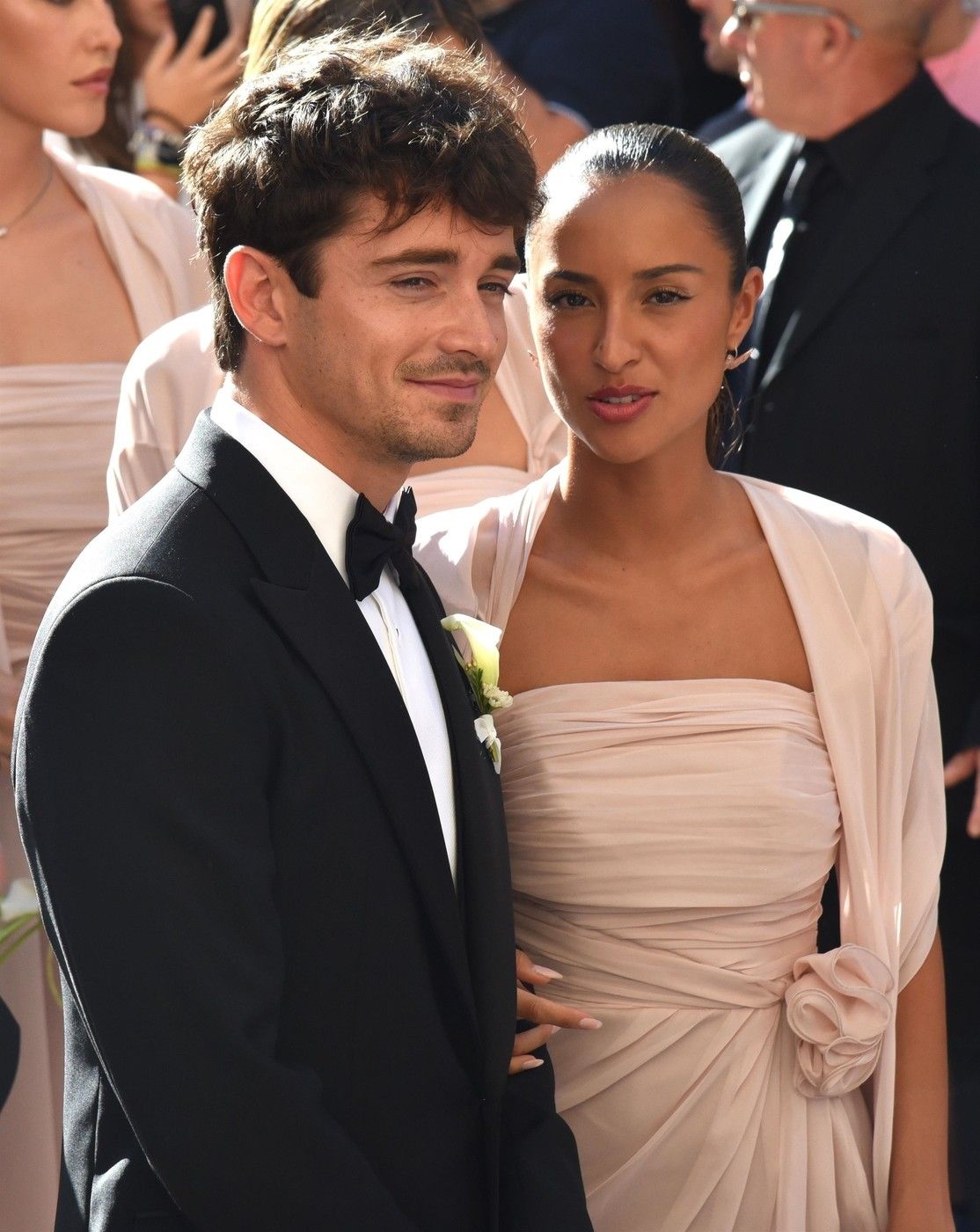 Charles Leclerc és a felesége