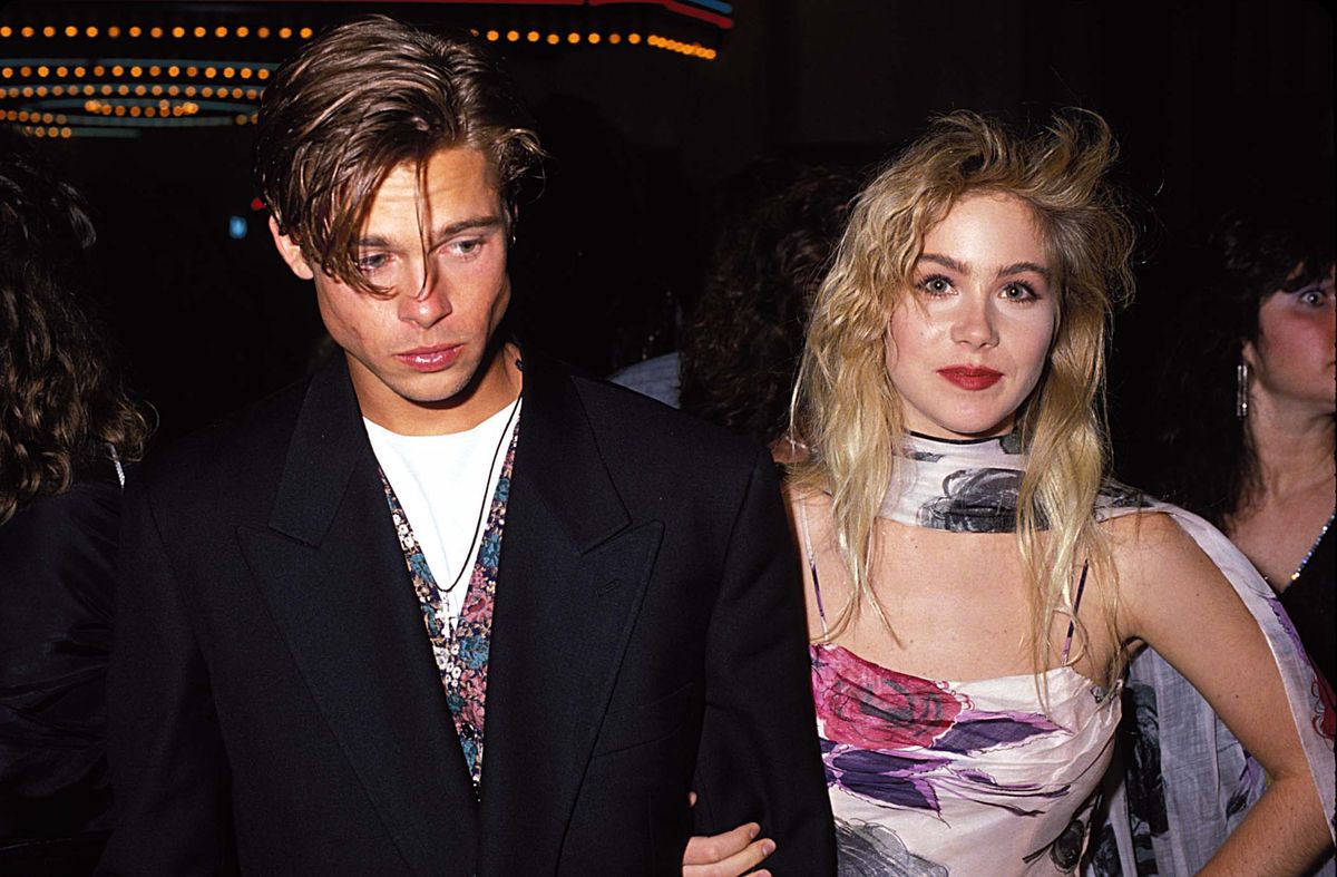 Christina Applegate és Brad Pitt 1989-ben.