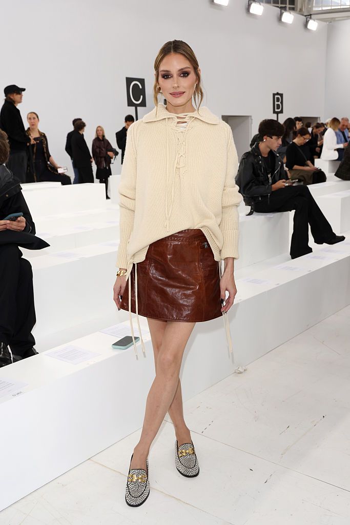 Ermanno Scervino fashion show 2026 színes bőrszoknya