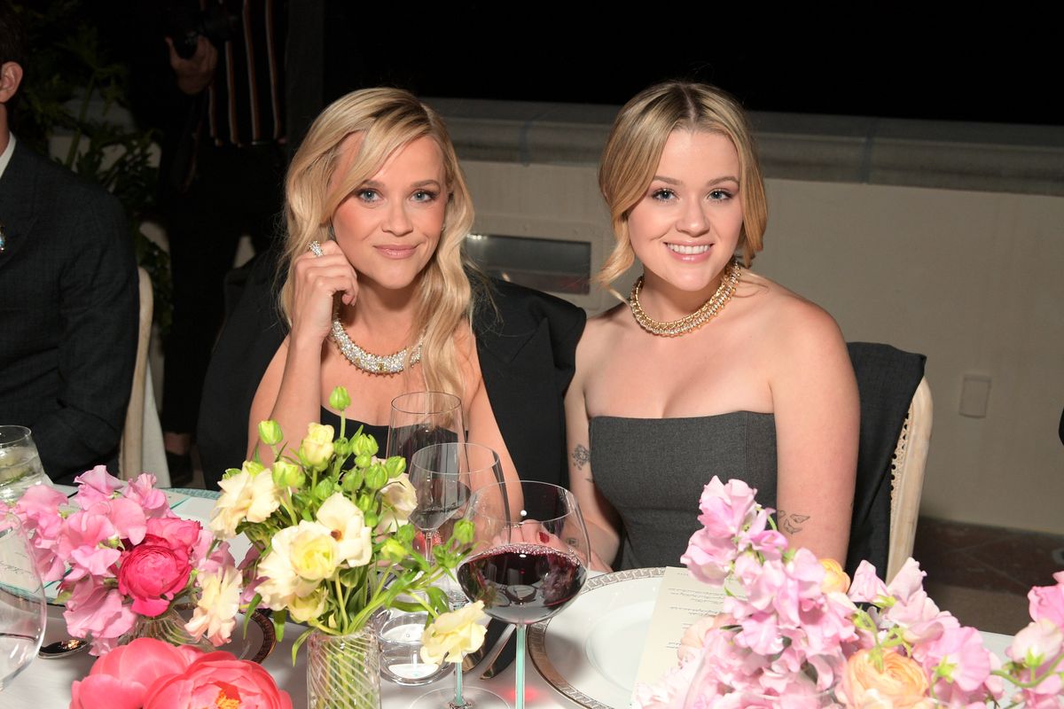 BEVERLY HILLS, CALIFORNIA - APRIL 25: (L-R) Reese Witherspoon and Ava Phillippe attend the Tiffany & Co. Celebration of the launch of Blue Book 2024: Tiffany Céleste at The Beverly Estate on April 25, 2024 in Beverly Hills, California. (Photo by Charley Gallay/Getty Images for Tiffany & Co.)