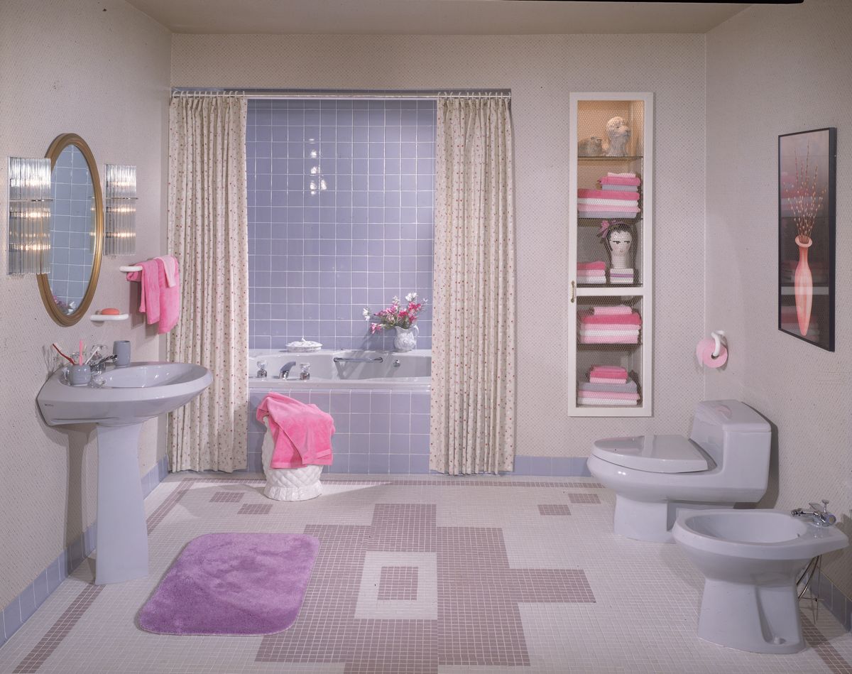 Fürdőszobaötletek a '80-as évekből.