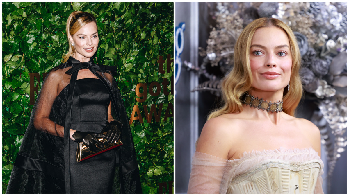 Margot Robbie 2023-ban, és 2026 februárjában az Üvöltő szelek premierjén