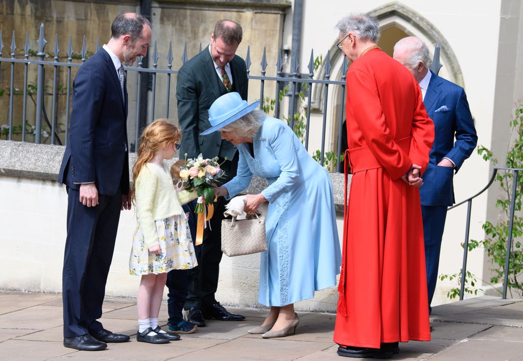 A királyi család húsvét vasárnap együtt megy templomba. 