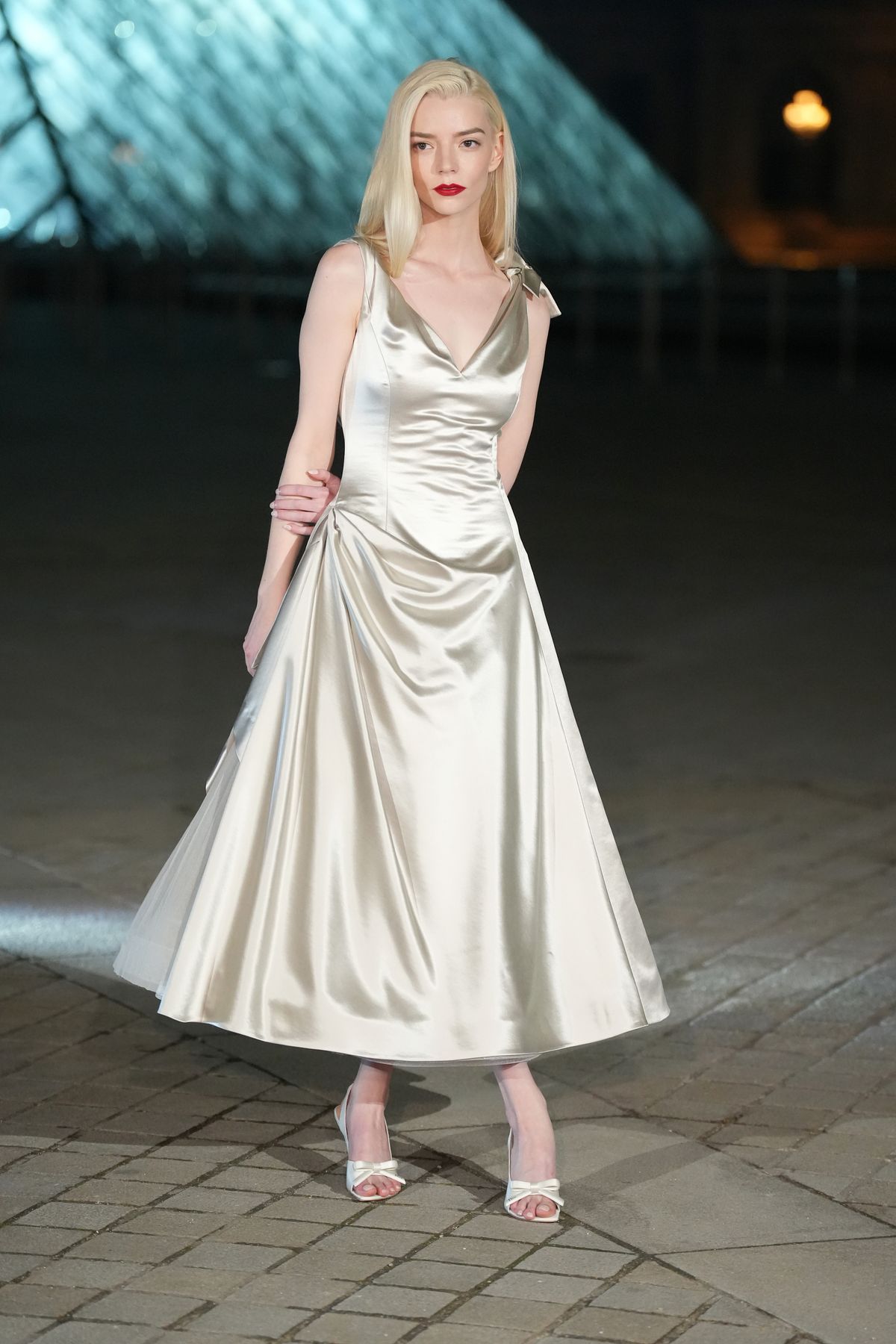 PARIS, FRANCE - MARCH 03: Anya Taylor-Joy attends the Grand Dîner du Louvre at Musee du Louvre on March 03, 2026 in Paris, France. The purpose of this annual evening is to raise funds, all of which will go towards measures to safeguard the Museum's heritage. (Photo by Francois Durand/Getty Images)