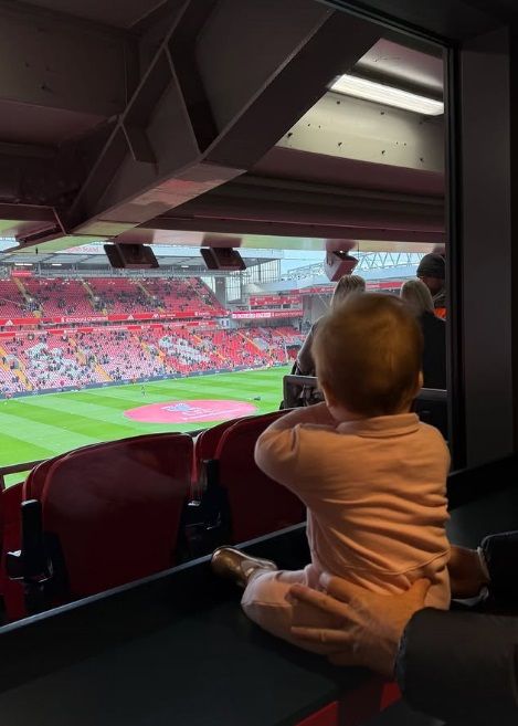 Szoboszlai Dominik kislánya így szurkolt az apukájának