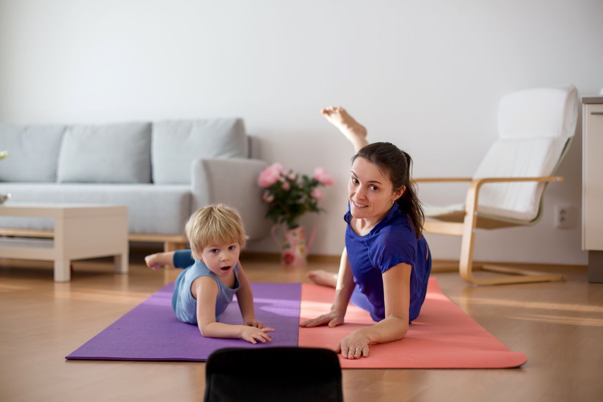 Az anya életmódváltása kisfiát is motiválta.