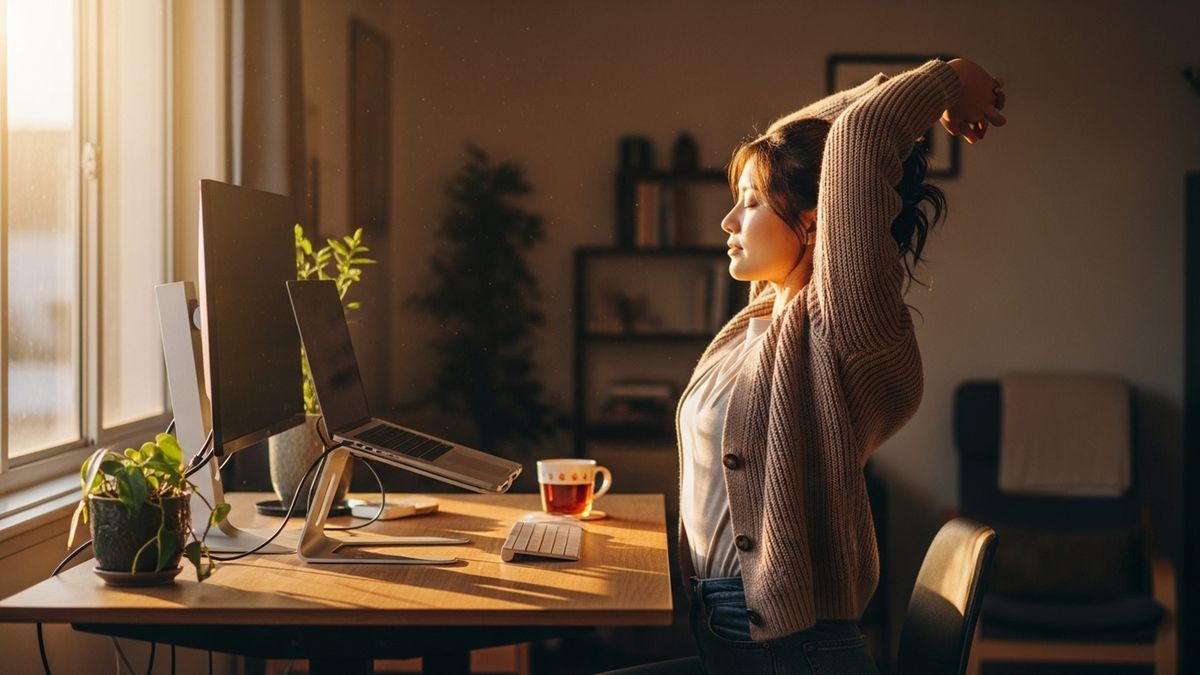 Ülőmunka-tornagyakorlatok a barackpopsihoz