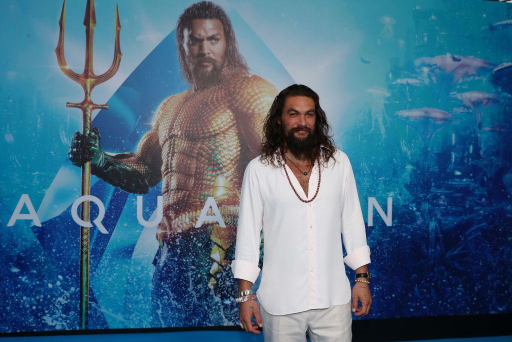 GOLD COAST, AUSTRALIA - DECEMBER 18: Jason Momoa poses at  the Australian premiere of Aquaman on December 18, 2018 in Gold Coast, Australia. (Photo by Chris Hyde/Getty Images)