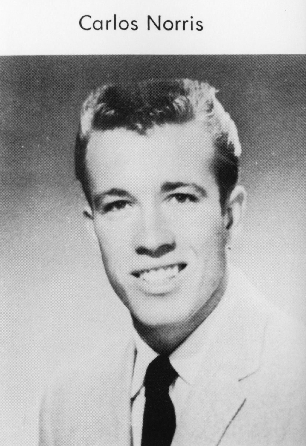 A 18 éves Carlos Norris, művésznevén Chuck Norris 1958-ban.