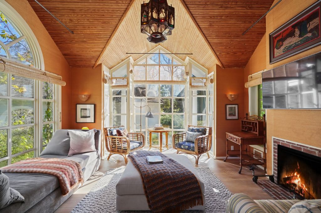 Drew Barrymore 18. századi otthona - nappali