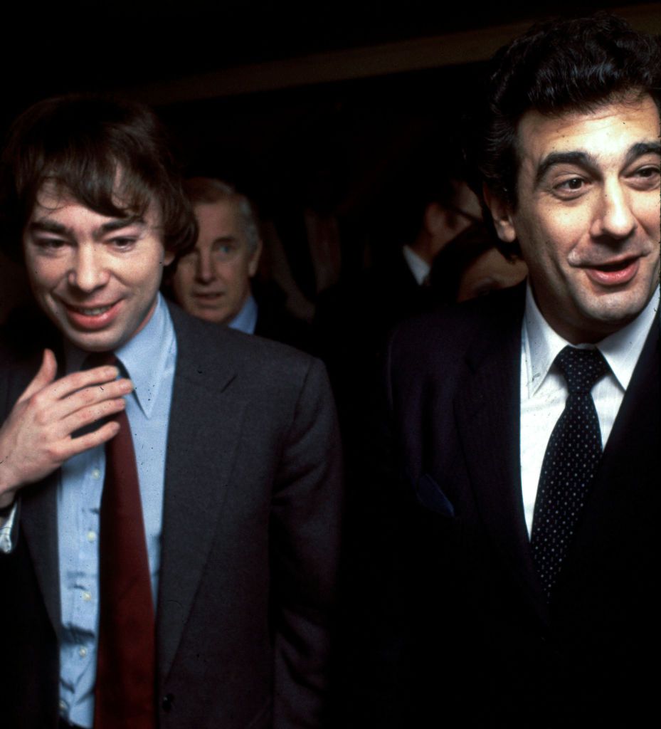 Andrew Lloyd Webber és Placido Domingo.