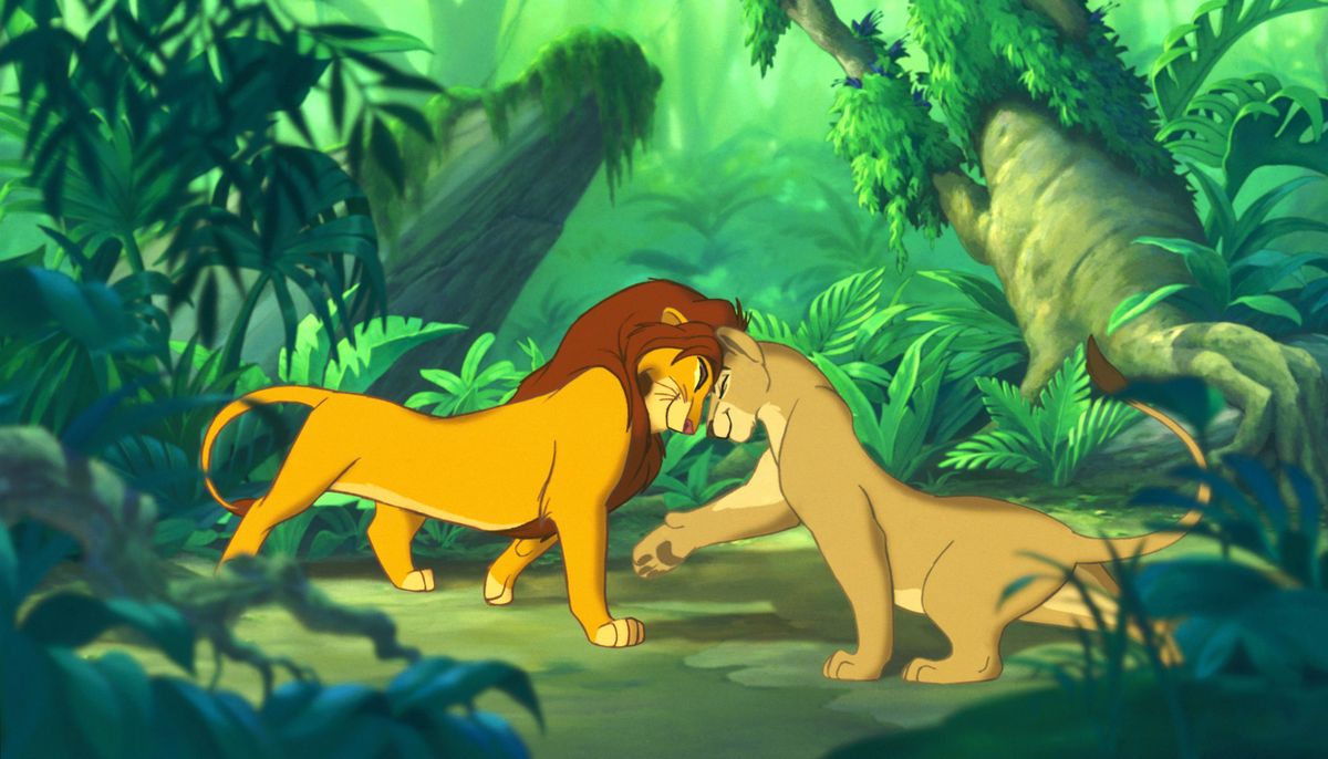 Személyiségteszt: Simba és Nala Az oroszlánykirály című filmben.