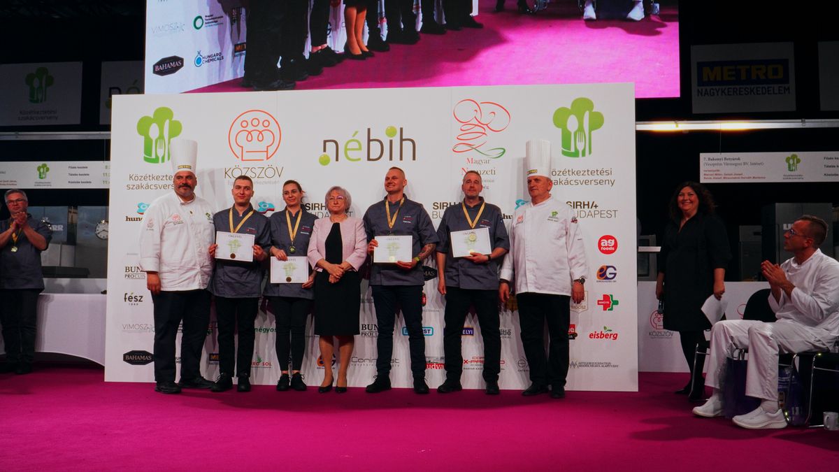 Közétkeztetési Szakácsverseny győztesei