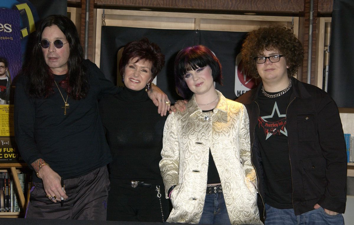 Jack Osbourne, Sharon Osbourne, Kelly Osbourne and Jack Osbourne (Photo by SGranitz/WireImage)
