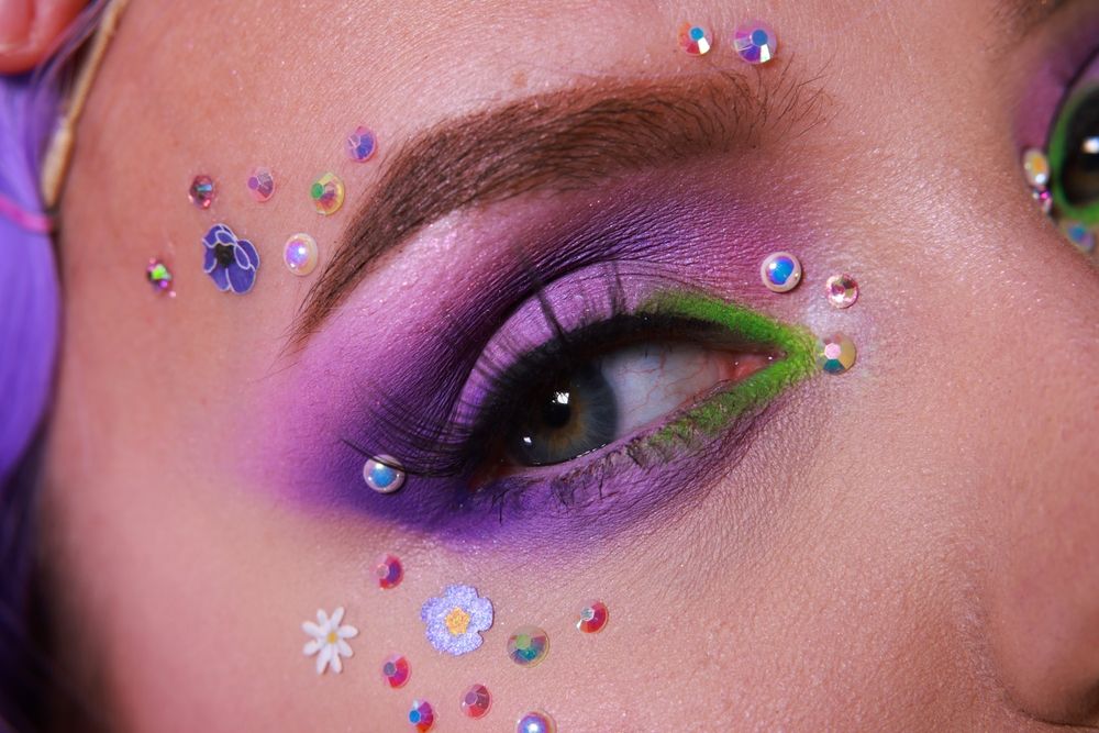 Hóvirág smink , ibolya smink