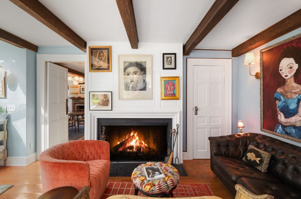 Drew Barrymore 18. századi otthona - szalon