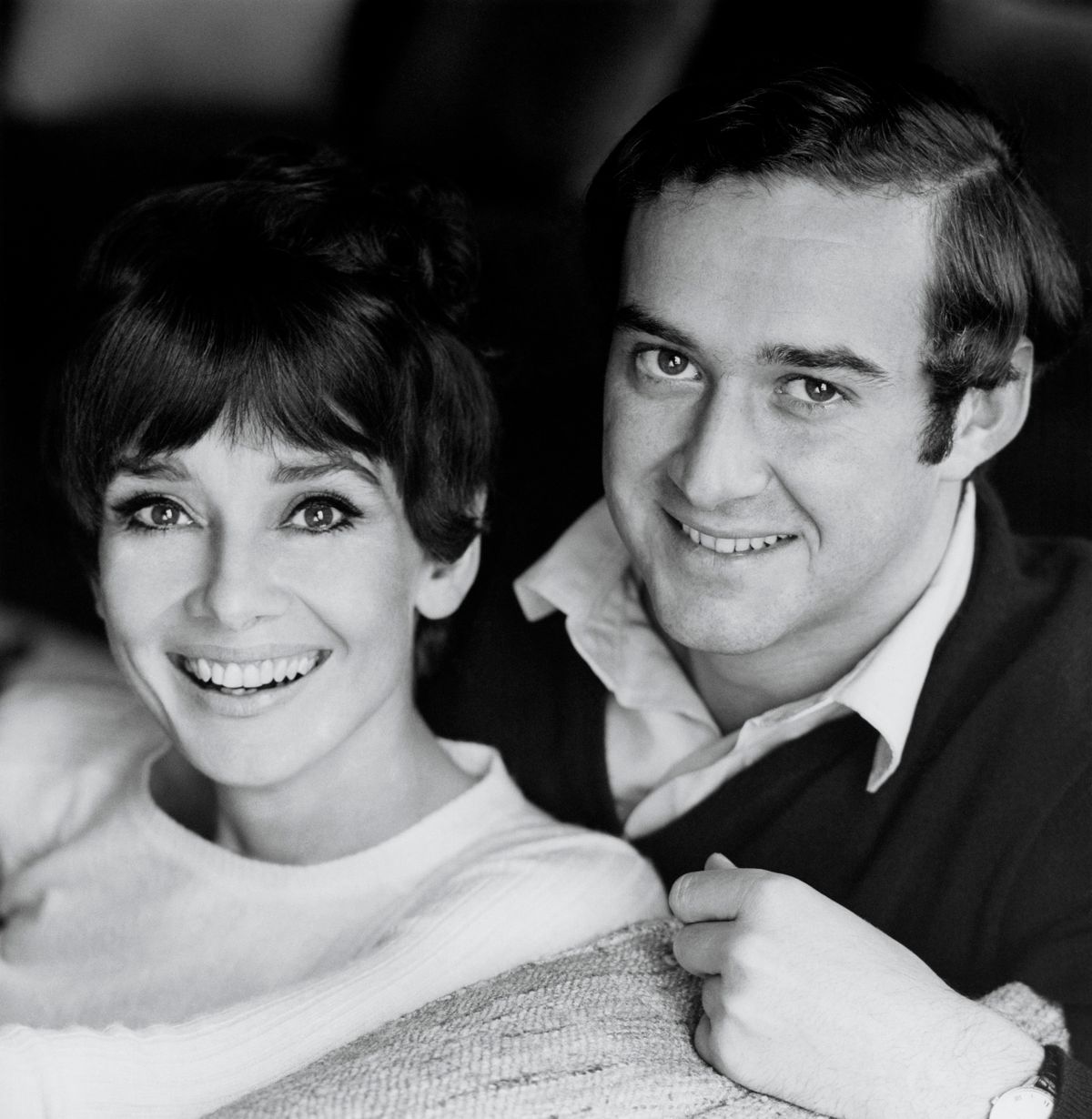 Audrey Hepburn és Dr. Andrea Mario Dotti esküvői fotója 1969-ből