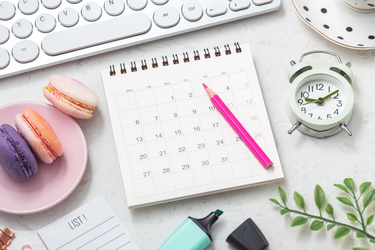  célok elérése, naptár