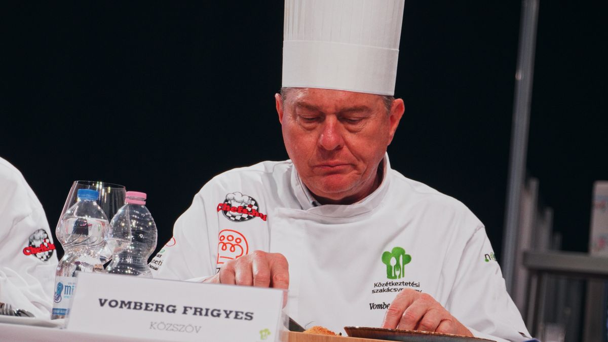 Közétkeztetési Szakácsverseny Vomberg Frigyes séf