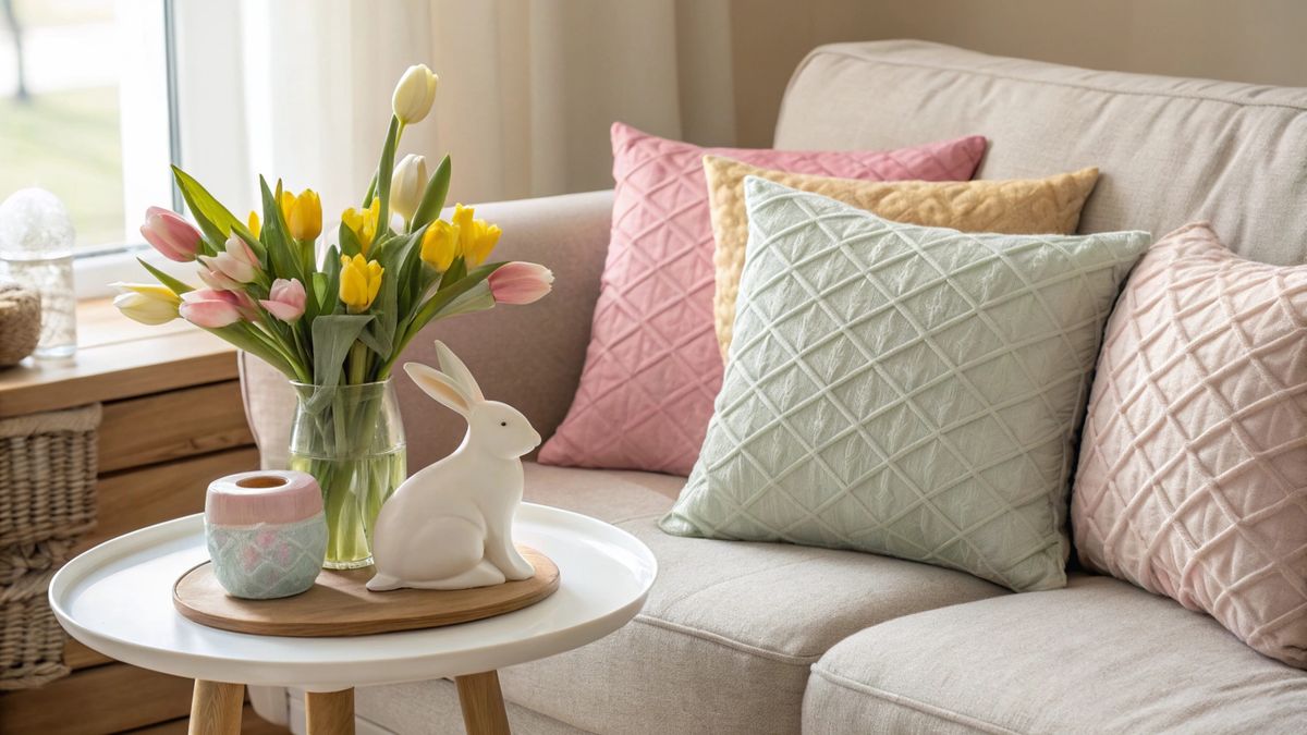 húsvéti dekoráció, minimalista