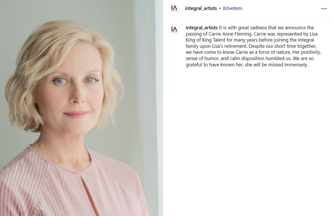 Carrie Anne Fleming, a Supernatural színésznője