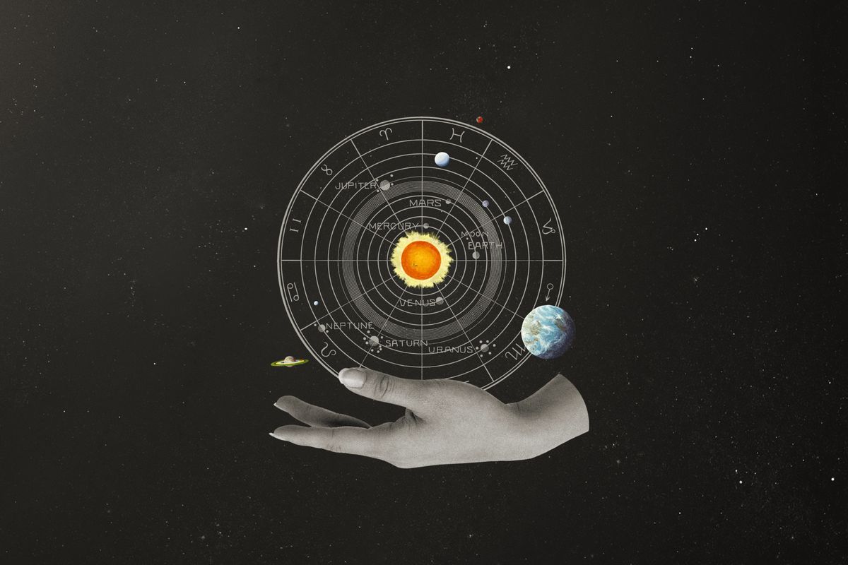 csillagjegyek az univerzum kezében