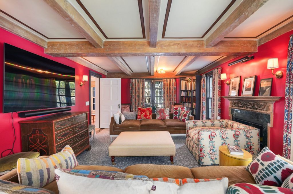 Drew Barrymore 18. századi otthona - nappali