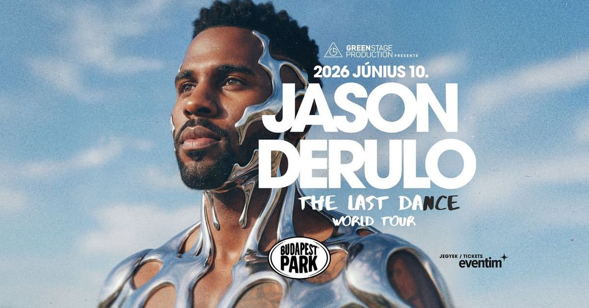 Magyarországra érkezik Jason Derulo: a világsztár 2026 júniusában a Budapest Parkban lép fel