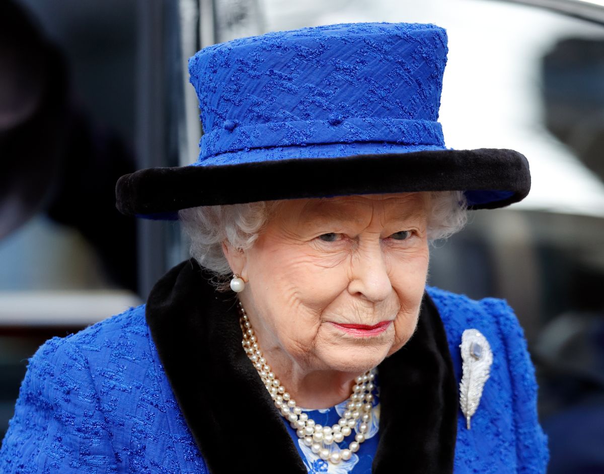 LONDON, UNITED KINGDOM - FEBRUARY 22: (EMBARGOED FOR PUBLICATION IN UK NEWSPAPERS UNTIL 24 HOURS AFTER CREATE DATE AND TIME) Queen Elizabeth II, Patron, The Royal Army Chaplains' Department, attends a service to celebrate the centenary of the granting by King George V of the prefix 'Royal' to the department, at The Guards' Chapel, Wellington Barracks on February 22, 2019 in London, England. The Army Chaplains' Department was formed in 1796 under the first Chaplain-General, the Reverend John Gamble. On 22nd February 1919, The Queen's grandfather, King George V, bestowed their Royal title in recognition of its outstanding service and sacrifice during the First World War. (Photo by Max Mumby/Indigo/Getty Images)