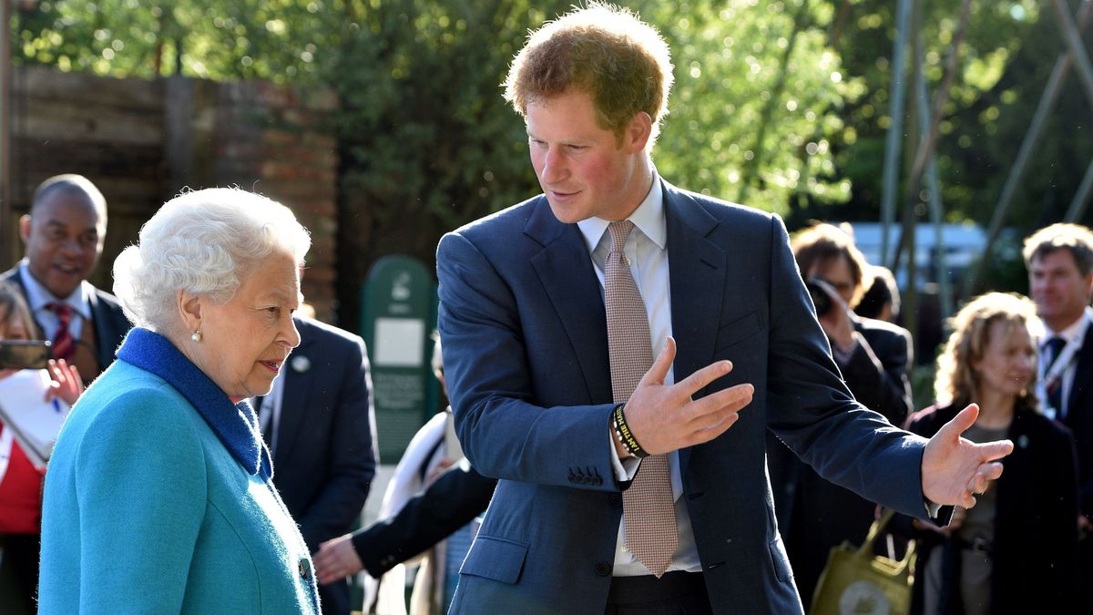 II. Erzsébet királynő Harry herceg