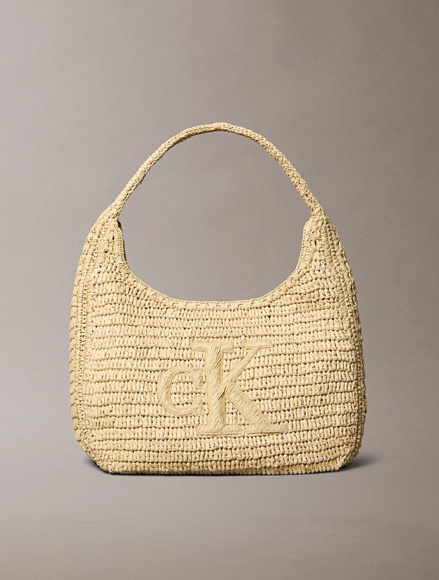 Raffia táska Calvin Klein kollekcióból