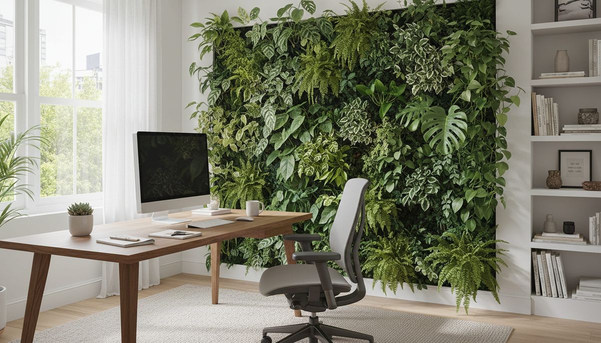 élő növényfal gondozása