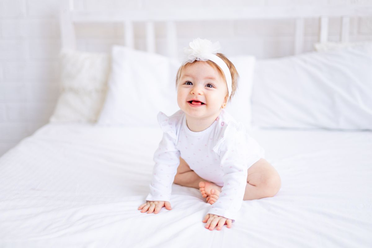 Aranyos kislány, akinek különleges lánynevek közül választottak a szülei nevet