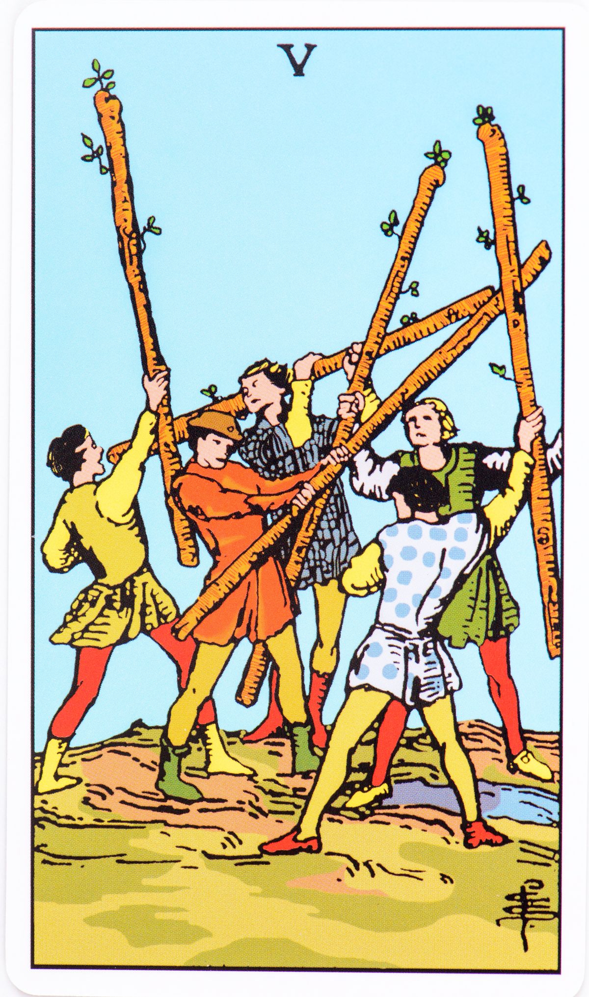 Botok ötös kártya