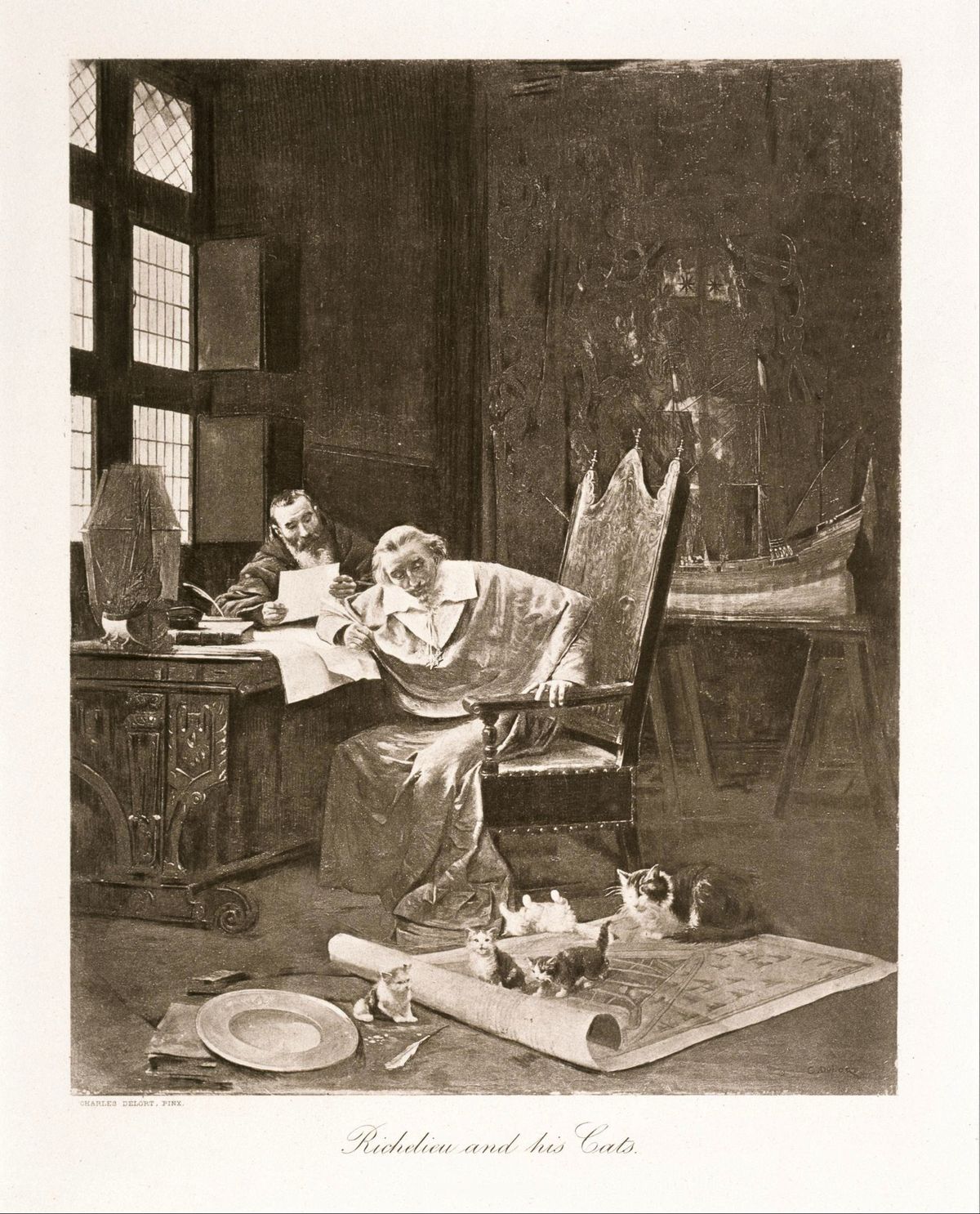 Macskamánia történelmi személyek esetén