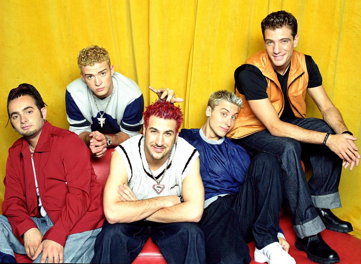 Az NSYNC tagjai: Chris Kirkpatrick, Justin Timberlake, Joey Fatone, Lance Bass és JC Chasez