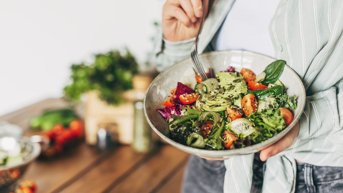 IR-diéta-tiltólista szerint készült saláta.