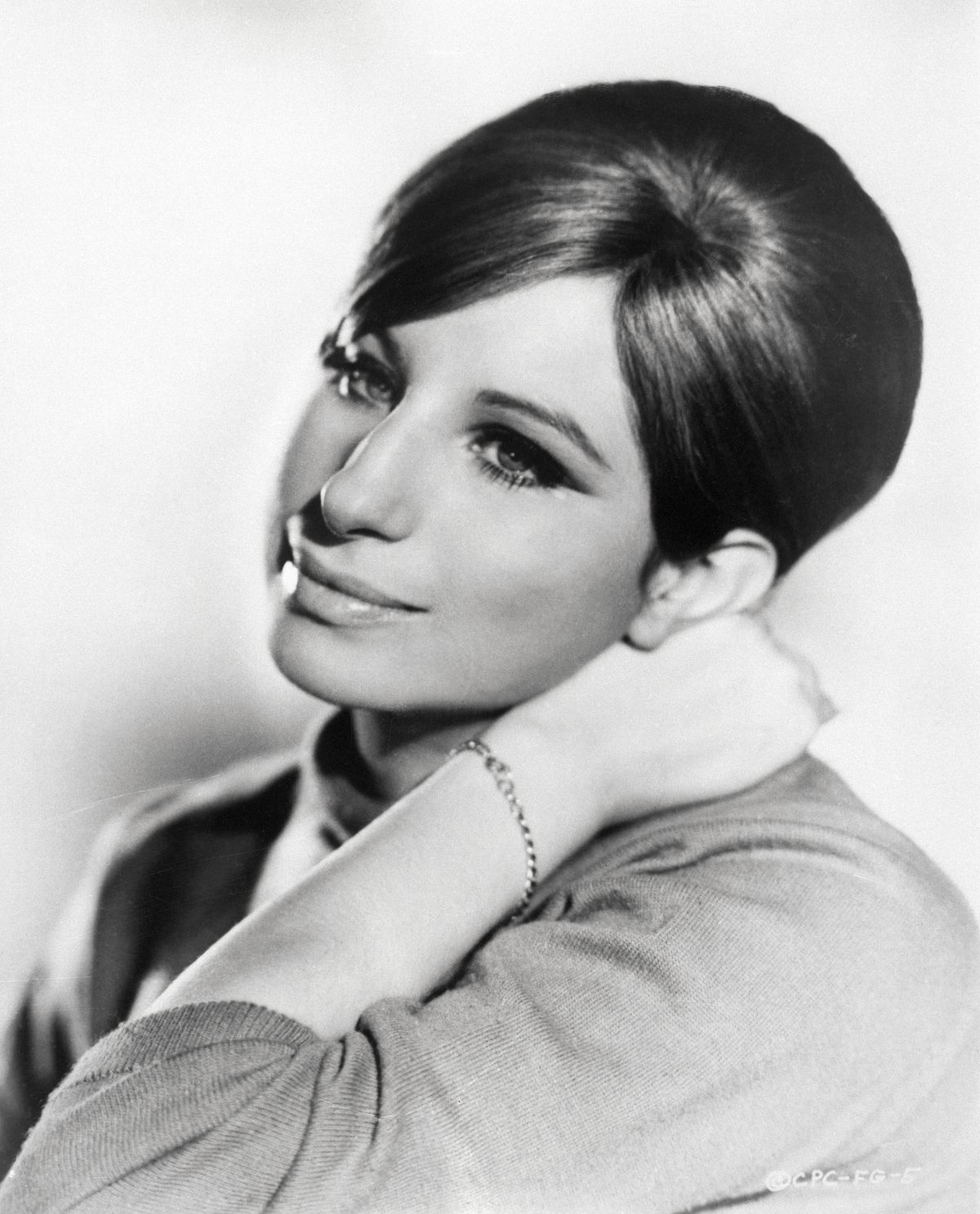 (Original Caption) Singer Barbra Streisand is shown in this closeup portrait filed March 8, 1969.