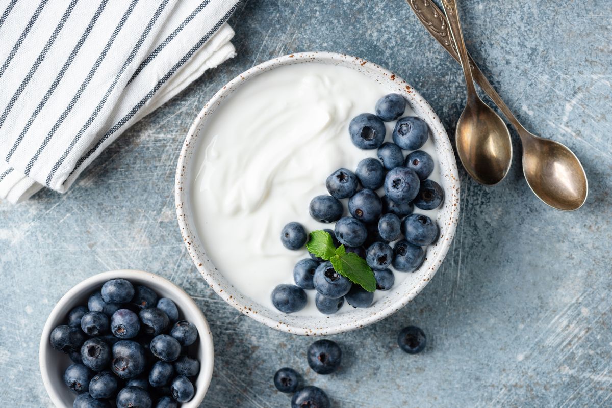 görög joghurt bogyós gyümölccsel diétás nasiként
