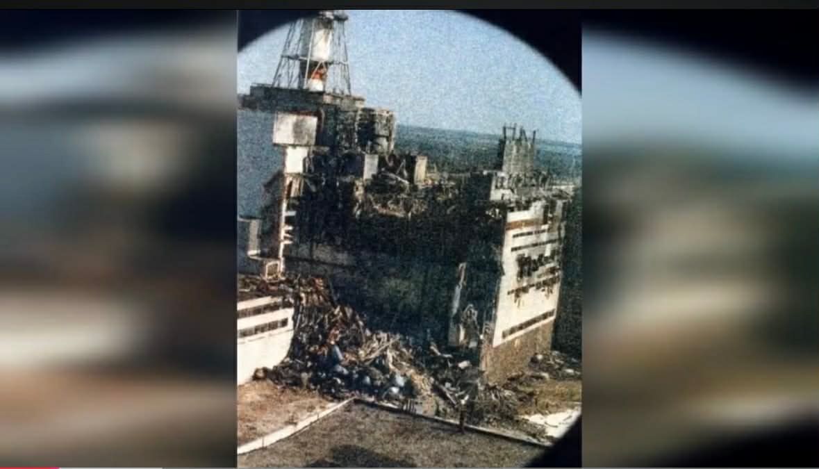 A fotó, ami bejárta a világot a csernobili atomkataszrófa után.