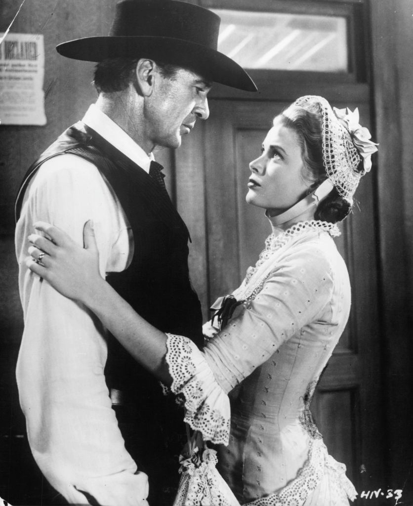 Gary Cooper és Grace Kelly együtt játszottak a Délidő című filmben. A képen egy jelenet látható