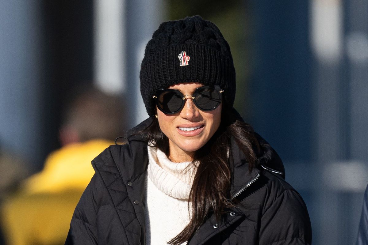 WHISTLER, BRITISH COLUMBIA - FEBRUARY 11: Meghan, Duchess of Sussex attends a Family and Friends Tubing event during day three of the 2025 Invictus Games on February 11, 2025 in Whistler, British Columbia. (Photo by Samir Hussein/WireImage)