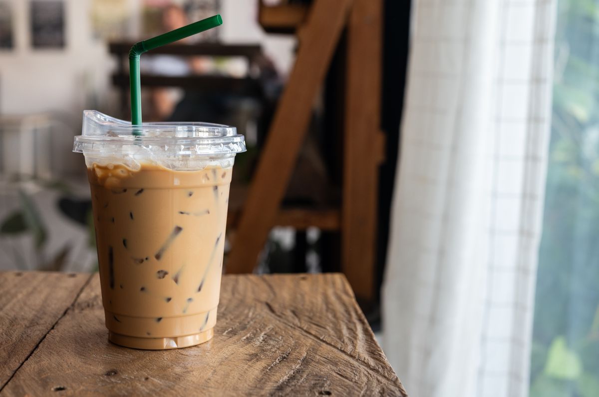 A starbucks jegeskávé.