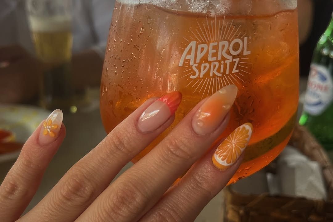 Aperol Spritz köröm ötletek