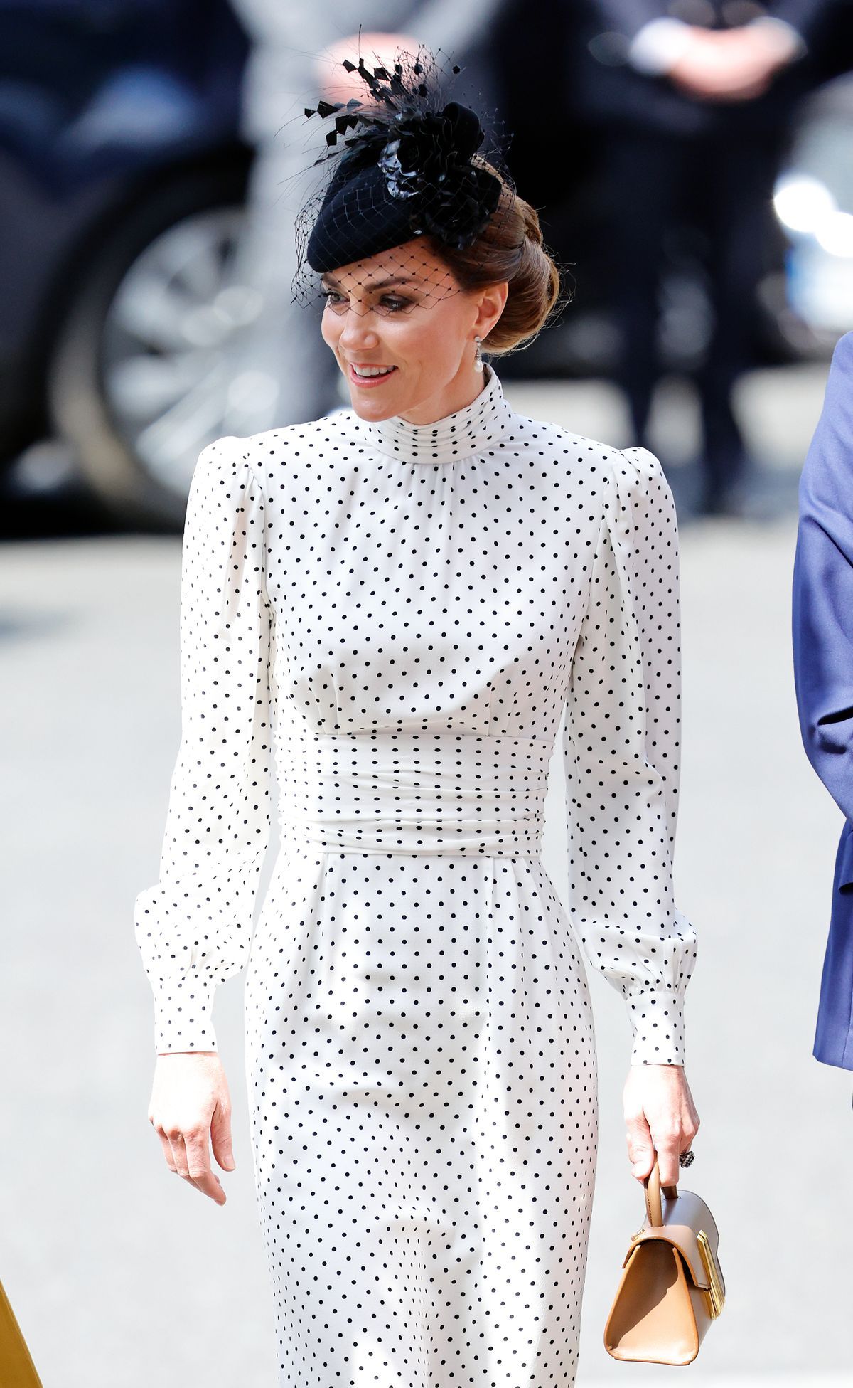 Katalin hercegné legszebb ruhái: a híres Alessandra Rich által tervezett pöttyös.